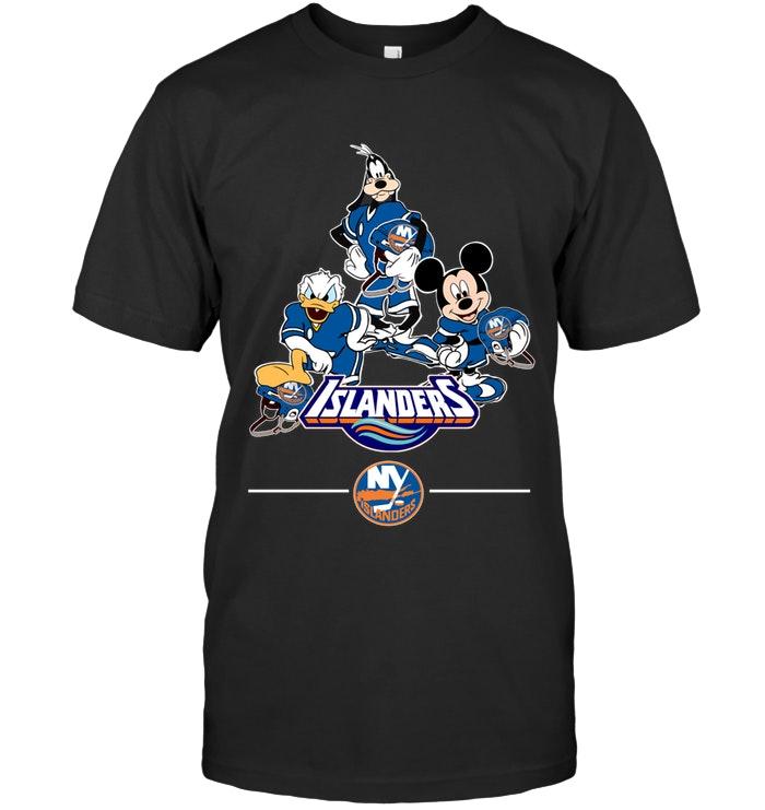 Nhl New York Islanders Mickey Donald Goofy Fan Shirt Plus Size Up To 5xl