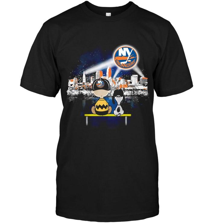 Nhl New York Islanders Snoopy Watch New York Islanders City Star Light Shirt Tshirt Size Up To 5xl