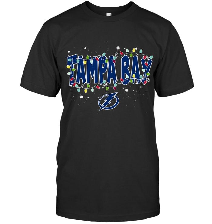 Nhl Tampa Bay Lightning Christmas Fairy Lights T Shirt Sweater Plus Size Up To 5xl