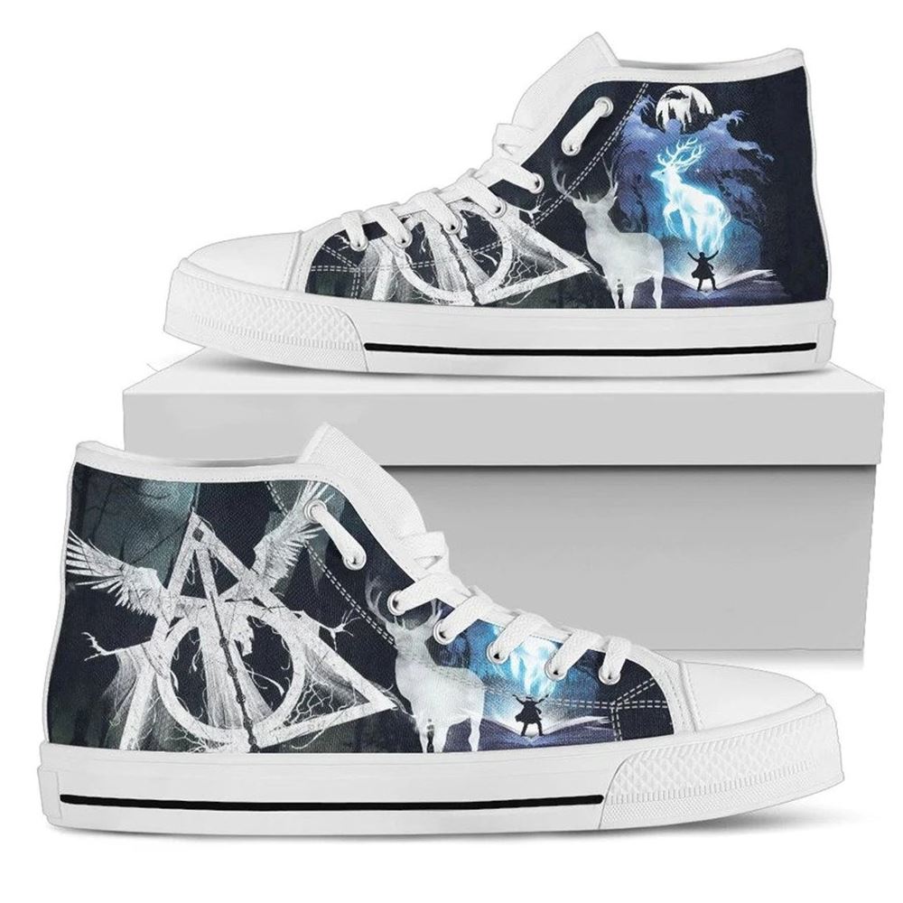 Harry Potter Hightop Hogwarts Hightop Ronald Weasley Shoes Hermione Granger Custom Shoes Hightop For Couple Shoes For Friend