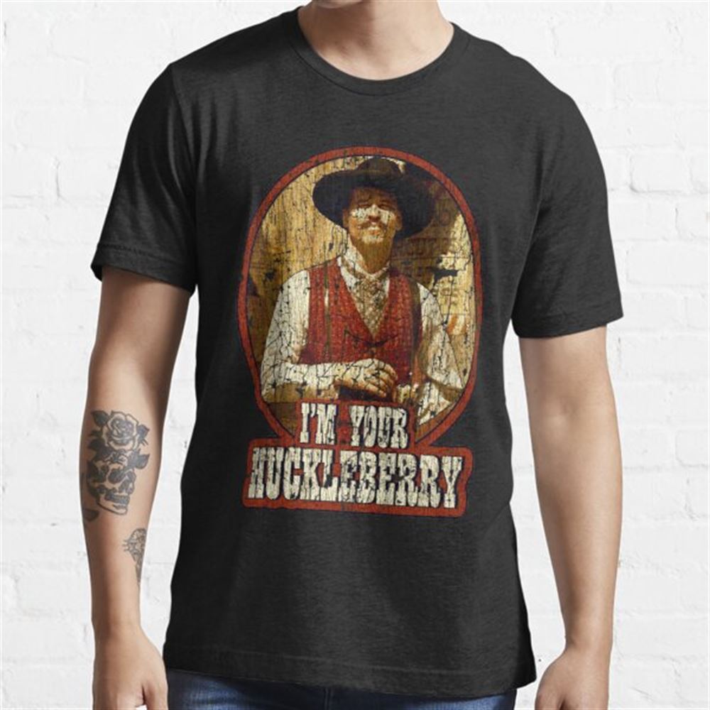 90s Western Classic Doc Holliday-im Your Huckleberry Vintage Size Up To 5xl