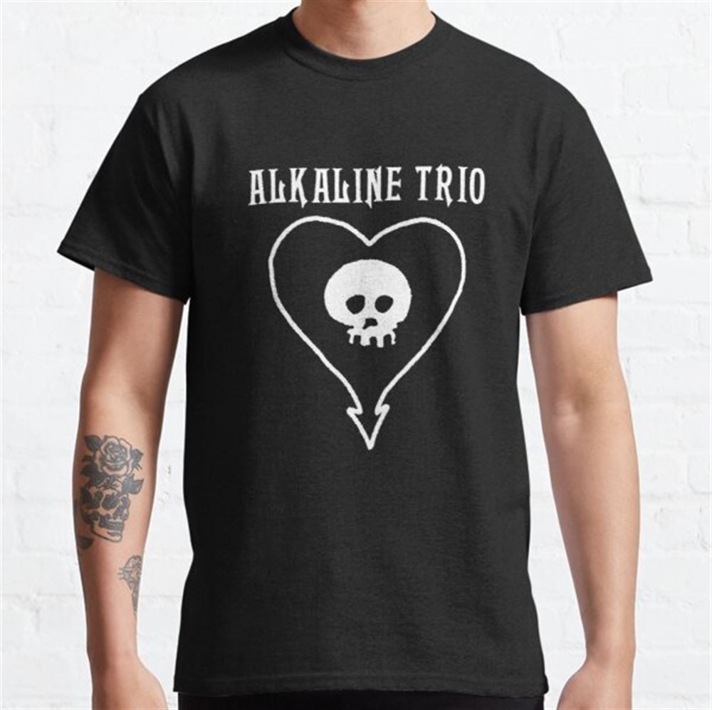 Alkaline Trio Classic Heartskull - Official Merch Size Up To 5xl