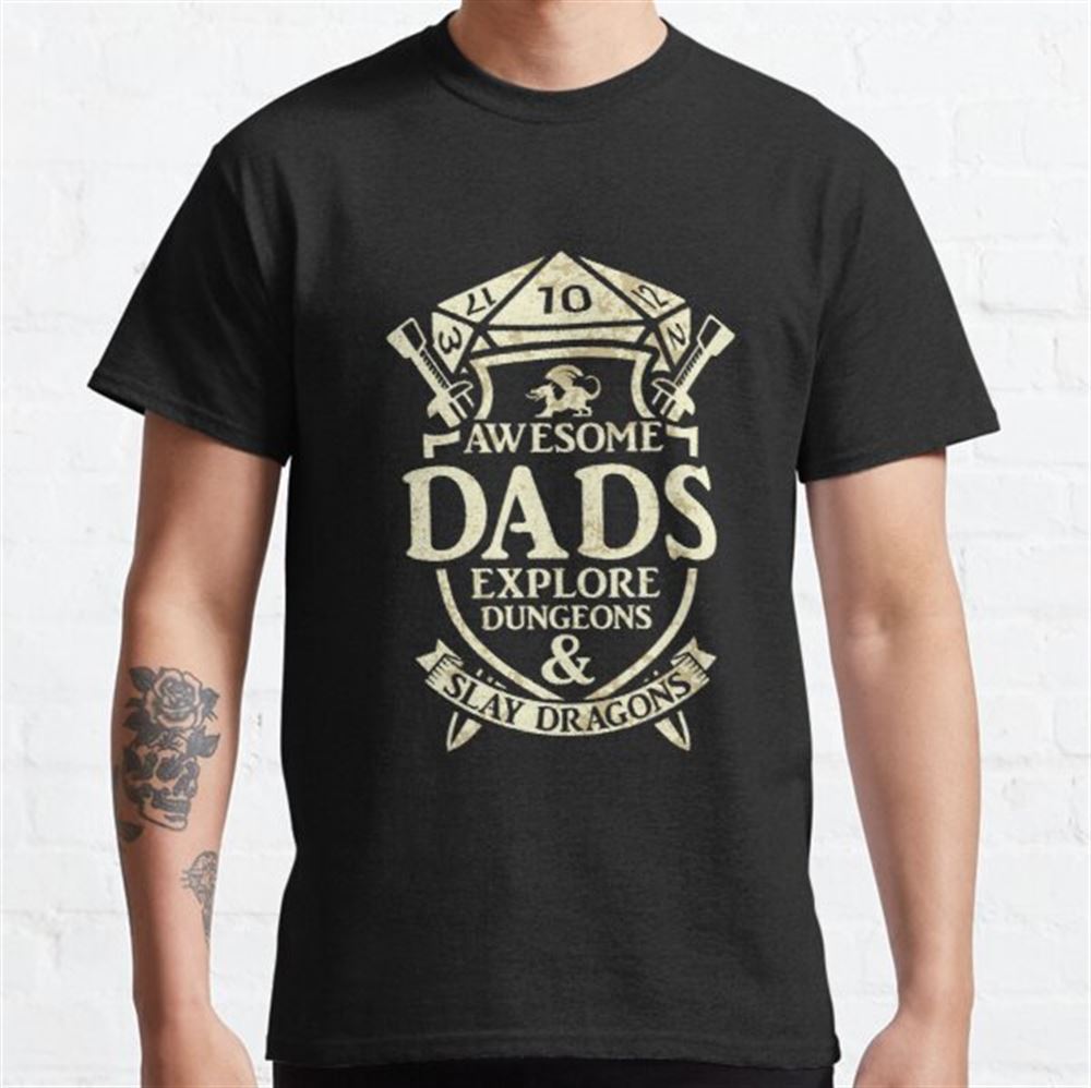 Awesome Dads Explore Dungeons And Slay Dragons 5 Plus Size Up To 5xl