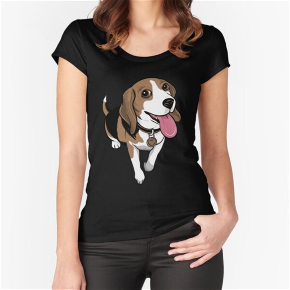 Beagle Cartoon Shirt Funny Beagles Dogs Stickers Plus Size Up To 5xl