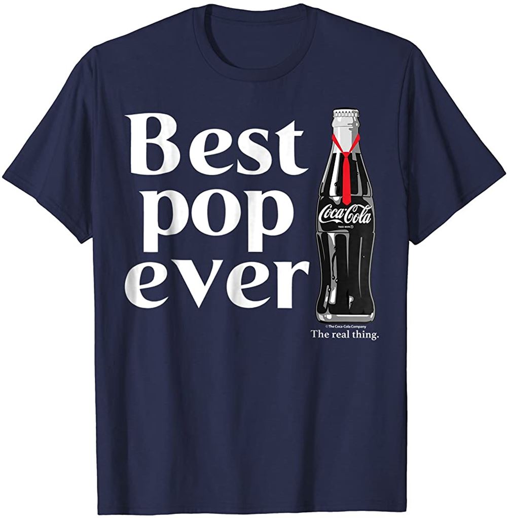 Best Pop Ever Dad Bottle Graphic T-shirt Size Up To 5xl
