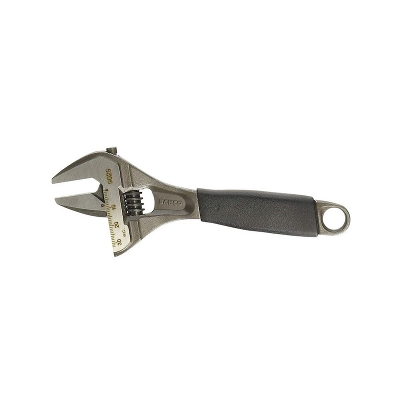 Bahco Ergo 9029 170mm Adjustable Wrench Extra Wide Jaw 38mm