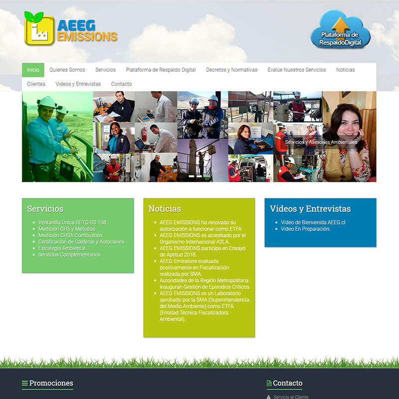 Página Web AEEG