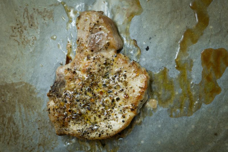 baked bread with yellow liquid