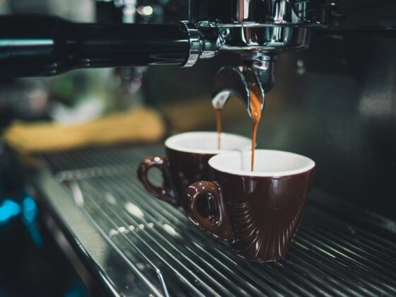 close up of coffee cup