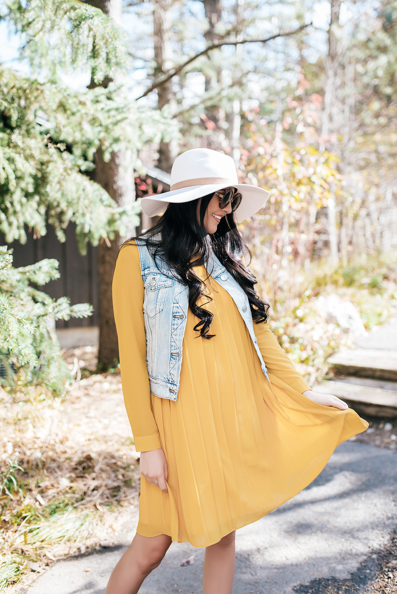 rachel parcell yellow dress