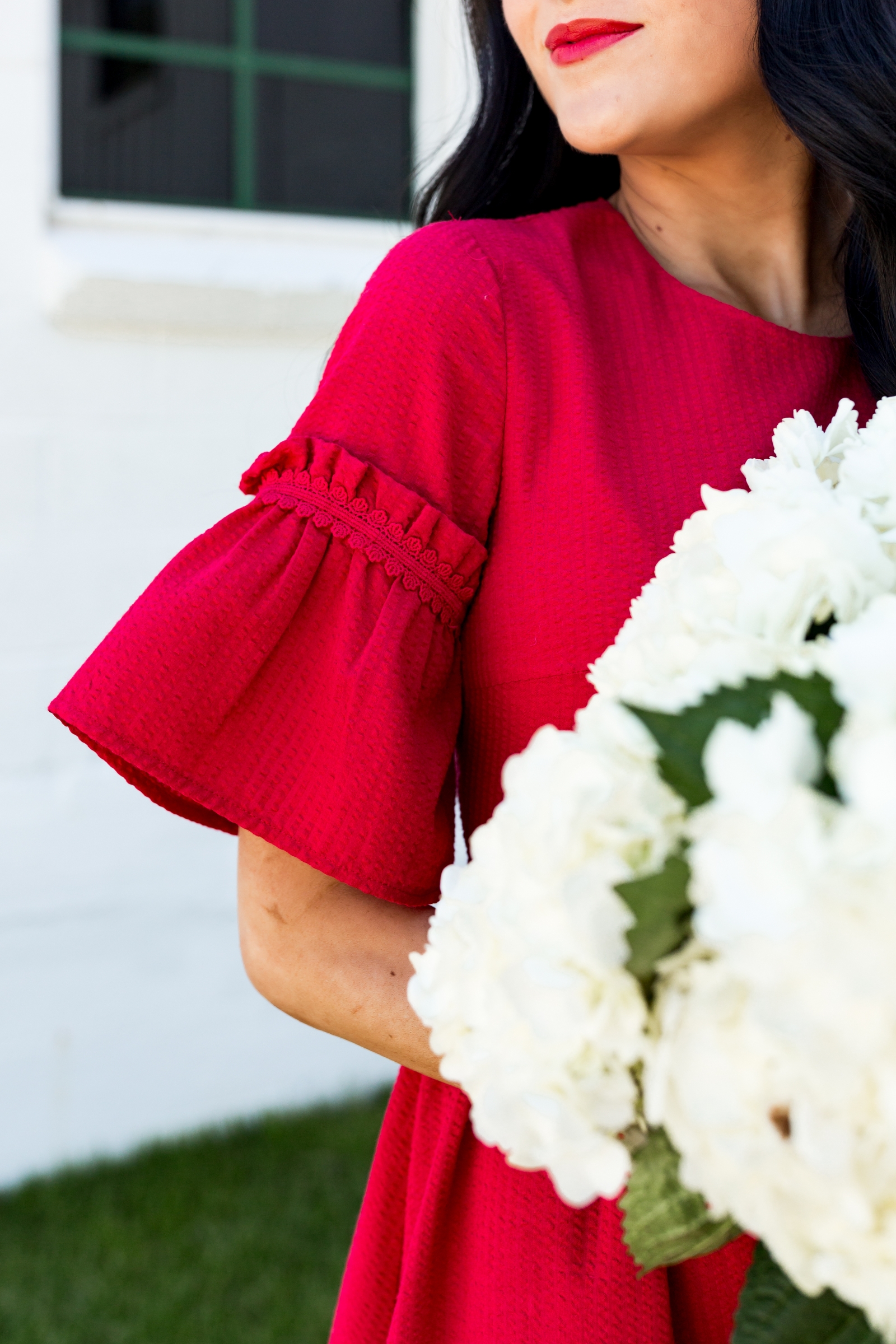 rachel parcell red dress