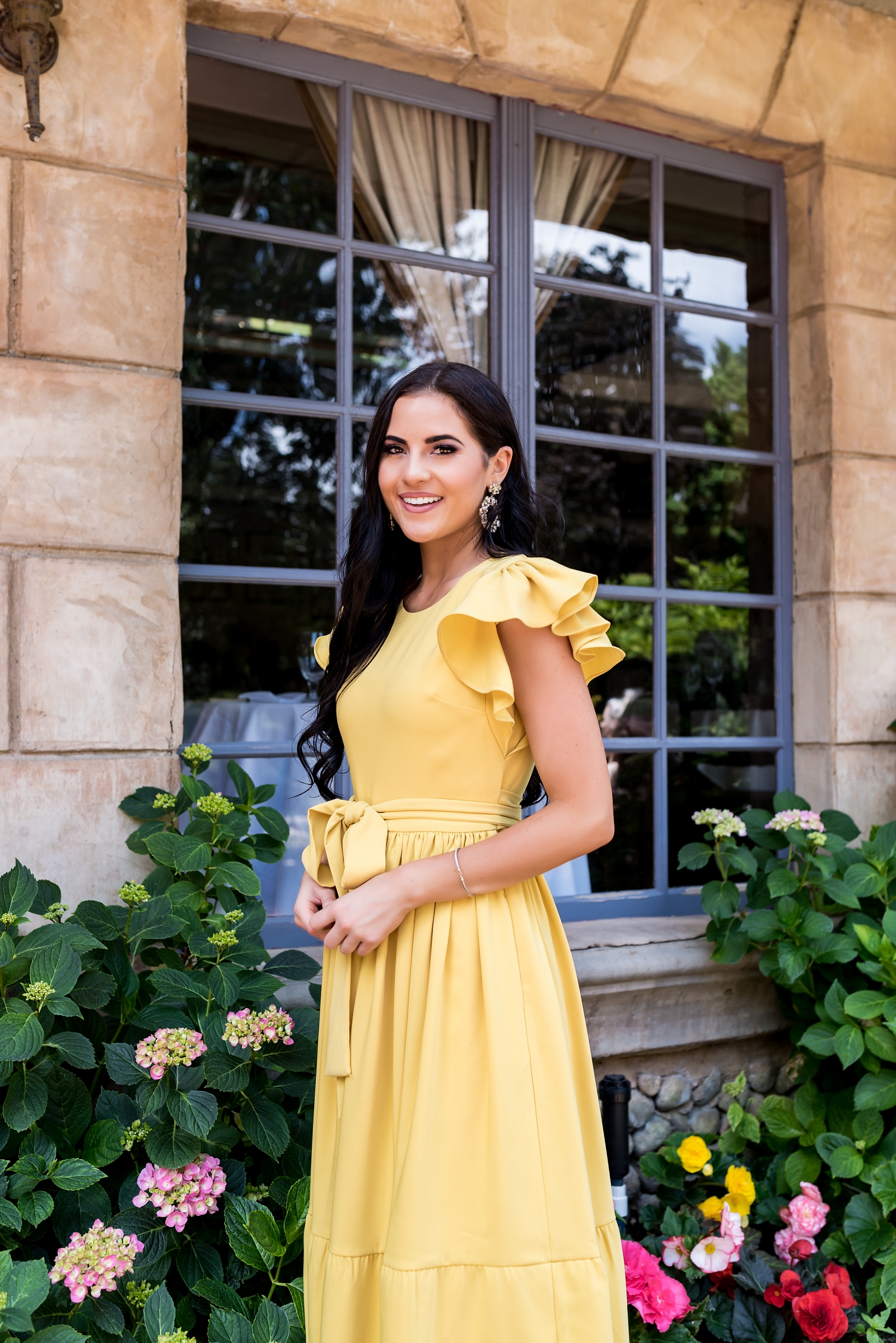 rachel parcell yellow dress