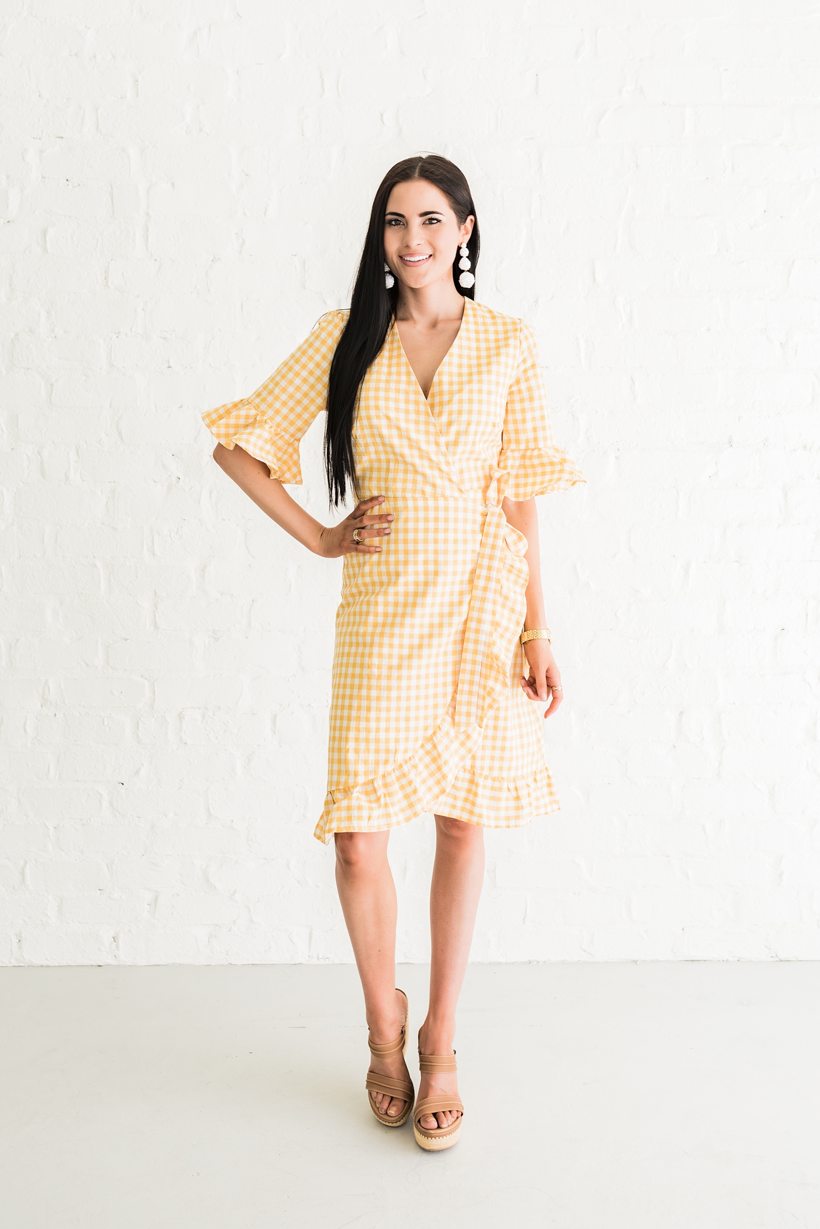 rachel parcell yellow dress