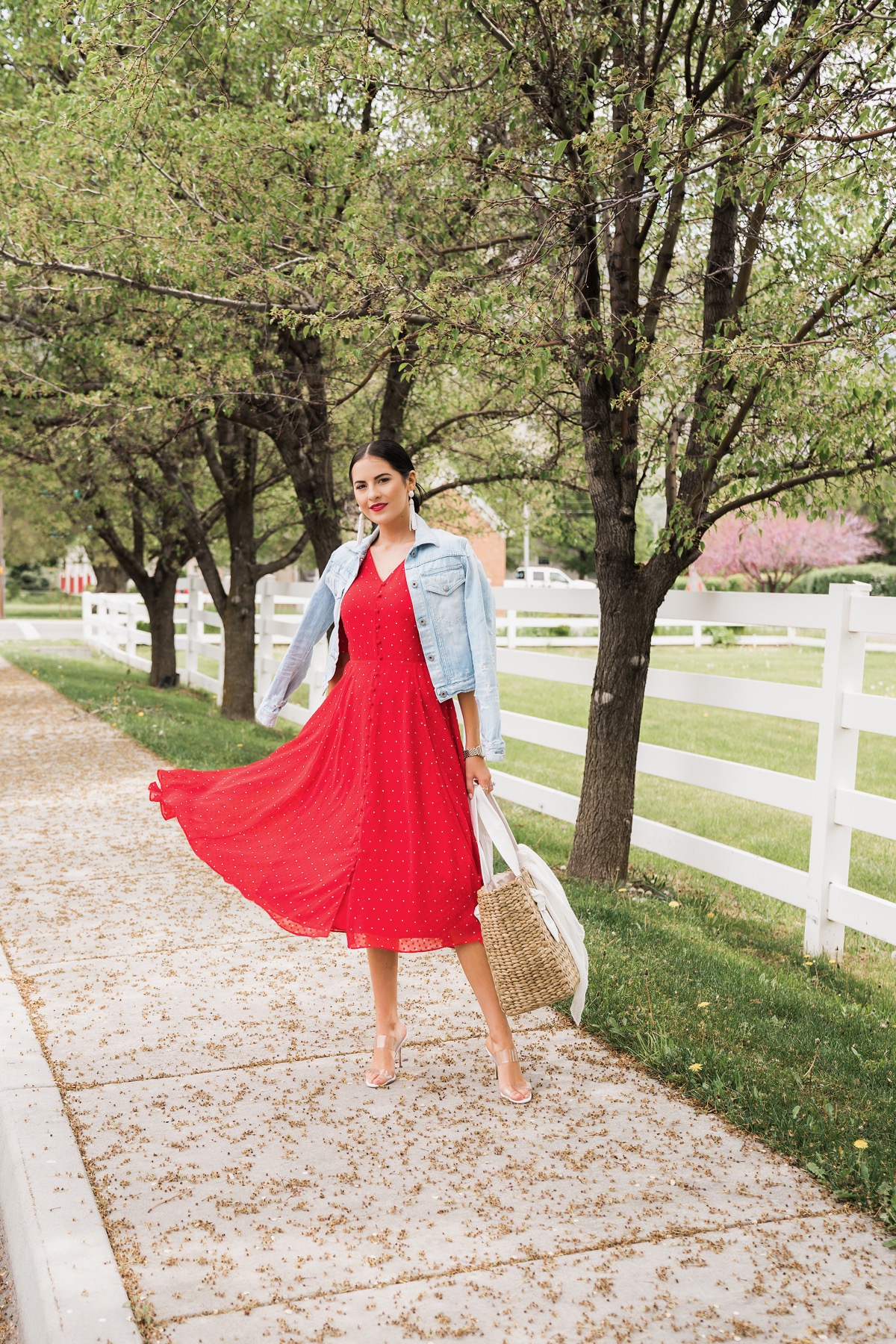 rachel parcell red dress