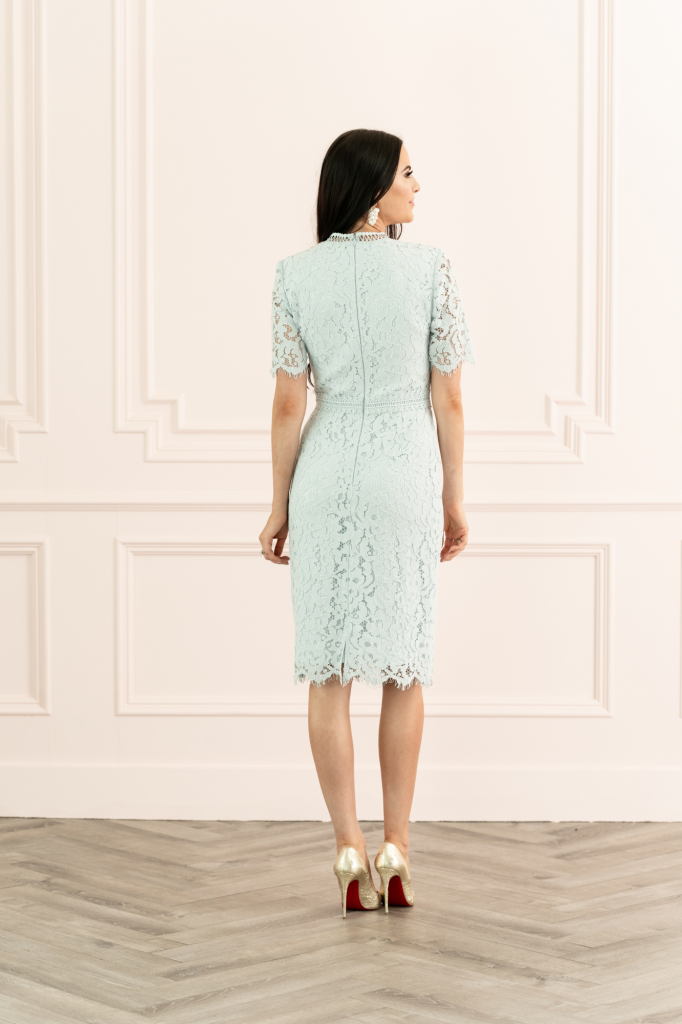 lace sheath dress