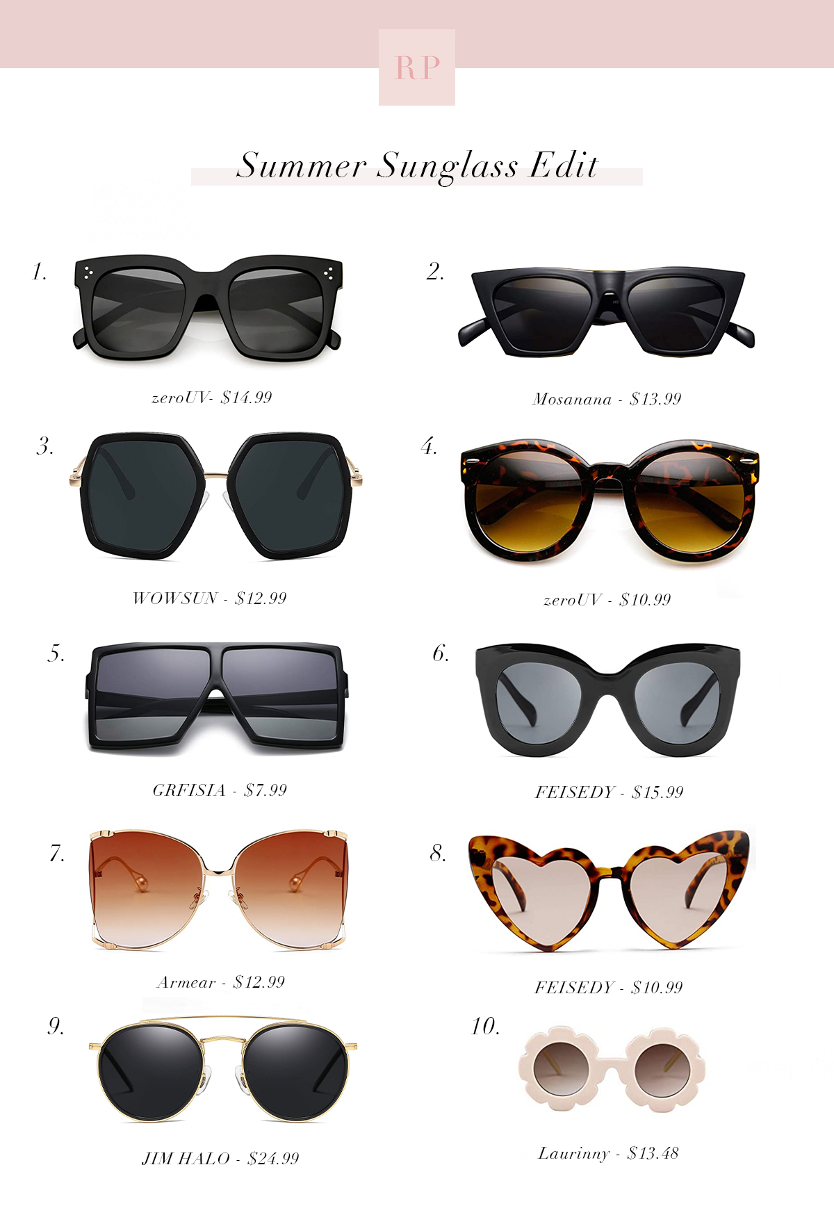 Summer Sunglass Edit... - Rach Parcell