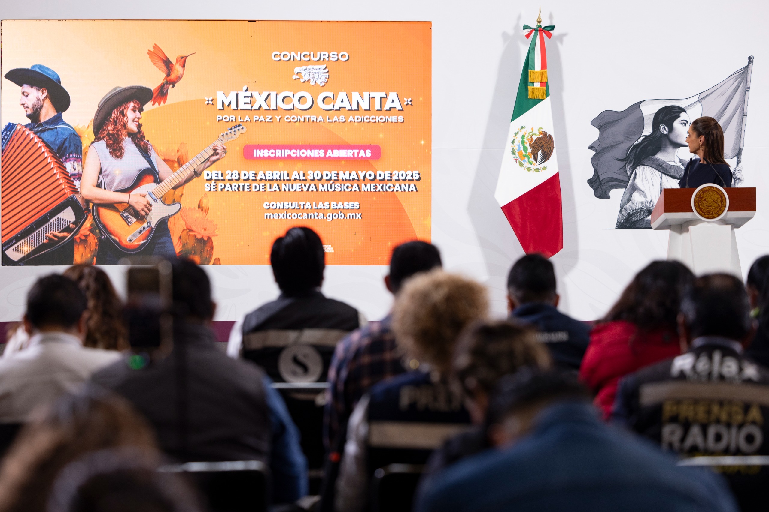 Más de diez mil personas se inscriben a “Mexico Canta por la Paz”