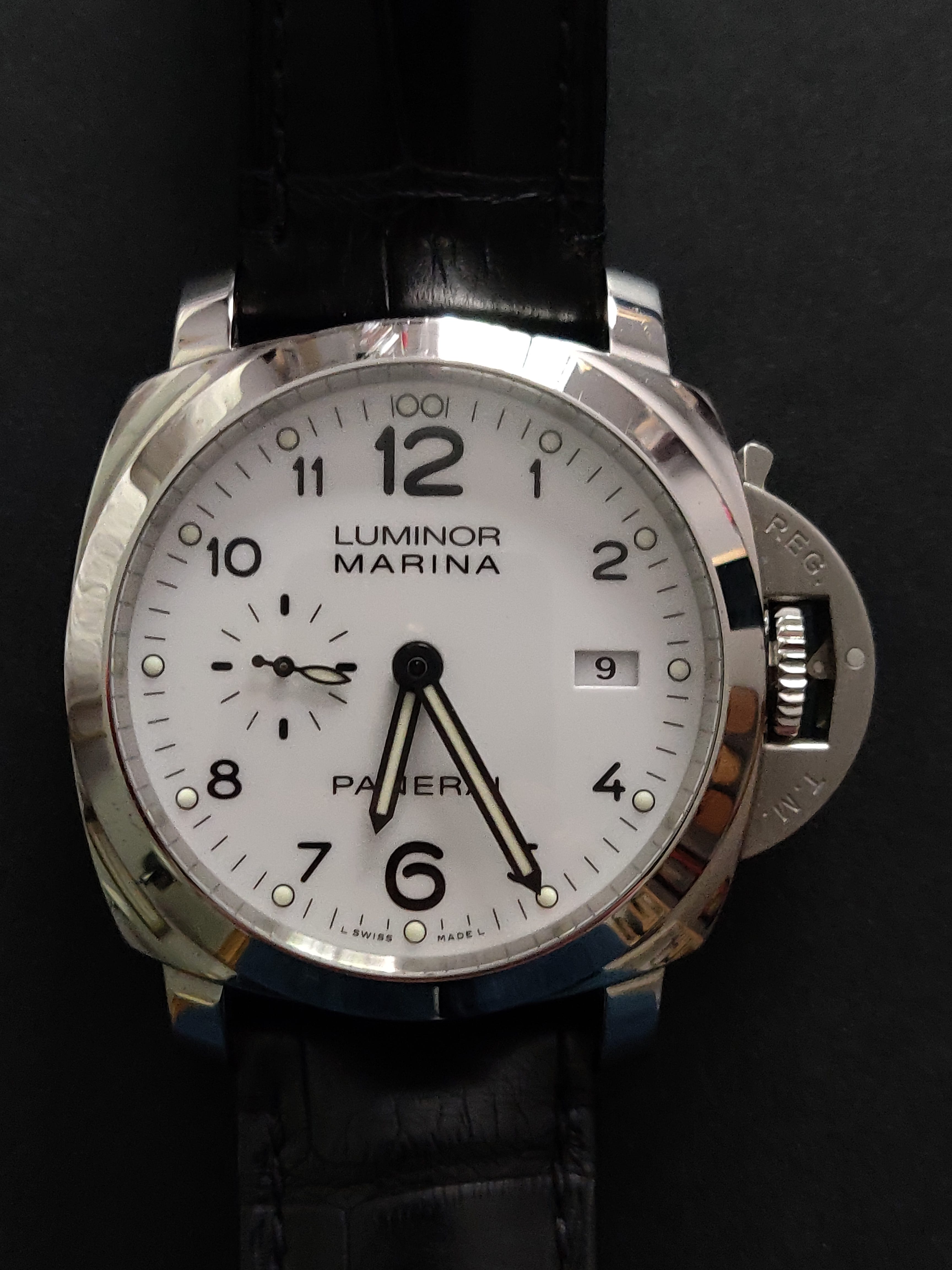 Panerai Luminor Marina PAM00499 44 mm White Dial Automatic  